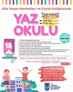 Ankara Yaz Okulu Ücretsiz Başvuruları Başladı - ABB 1 ankara buyuksehir belediyesi yaz okulu 1