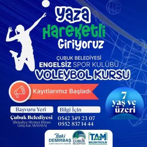 Çubuk Engelsiz Voleybol Kursu Başladı – Çubuk Belediyesi 1 cubuk belediyesi engelsiz voleybol kursu