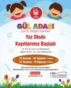 Gül Adası Yaz Okulu Başlıyor - Keçiören Belediyesi 1 kecioren belediyesi gul adasi gelisim merkezi