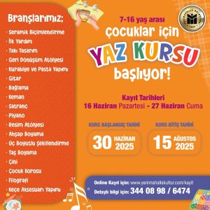 Yenimahallede Çocuklar için Yaz Kursları - Yenimahalle Belediyesi 1 yenimahalle belediyesi yaz kurslari